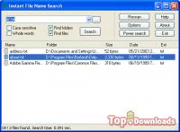   Instant File Name Search